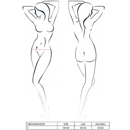 Passion Woman Obsydian Body Xxl/Xxxl | Niks.fi verkkokauppa