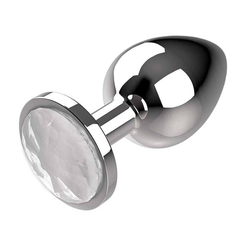 Coquette Toys Anal Plug Metal Clear Color Size M 3.5 X 8Cm | Niks.fi verkkokauppa