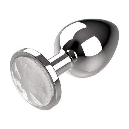 Coquette Toys Anal Plug Metal Clear Color Size M 3.5 X 8Cm | Niks.fi verkkokauppa