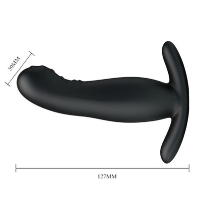 Mr Play Rechargeable Black Prostate Massager | Niks.fi verkkokauppa