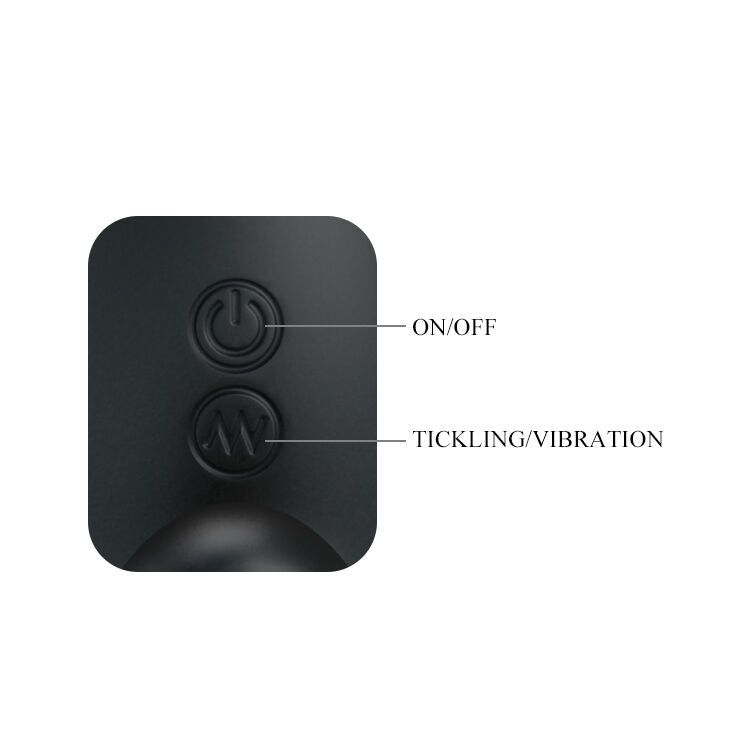 Mr Play Rechargeable Black Prostate Massager | Niks.fi verkkokauppa