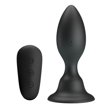Mr Play Anal Plug With Vibration Black Remote Control | Niks.fi verkkokauppa