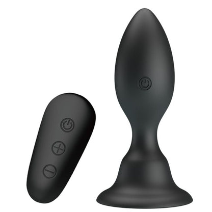 Mr Play Anal Plug With Vibration Black Remote Control | Niks.fi verkkokauppa