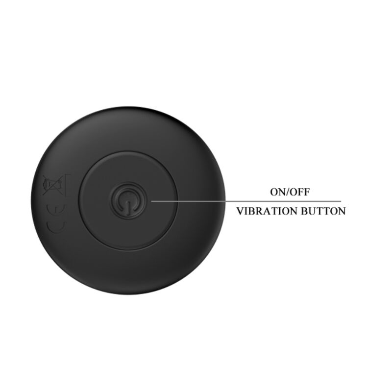 Mr Play Rechargeable Black Vibrator Anal Plug | Niks.fi verkkokauppa