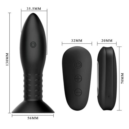 Mr Play Plug With Black Rotating Balls Remote Control | Niks.fi verkkokauppa