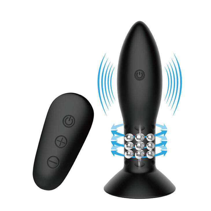 Mr Play Plug With Black Rotating Balls Remote Control | Niks.fi verkkokauppa