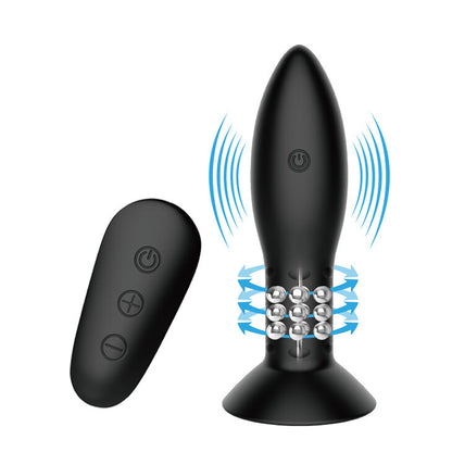 Mr Play Plug With Black Rotating Balls Remote Control | Niks.fi verkkokauppa