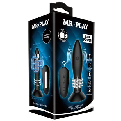 Mr Play Plug With Black Rotating Balls Remote Control | Niks.fi verkkokauppa