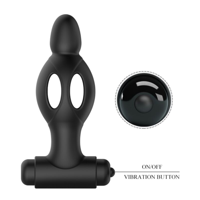 Mr Play Silicone Anal Plug With Vibration | Niks.fi verkkokauppa