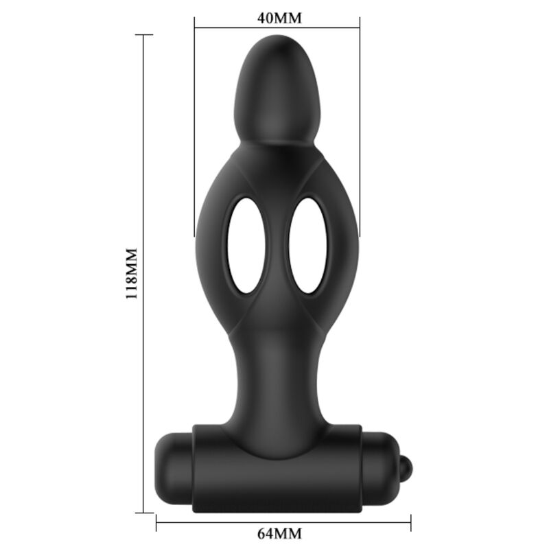 Mr Play Silicone Anal Plug With Vibration | Niks.fi verkkokauppa