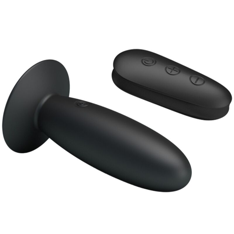 Mr Play Anal Plug With Vibration Black Remote Control | Niks.fi verkkokauppa
