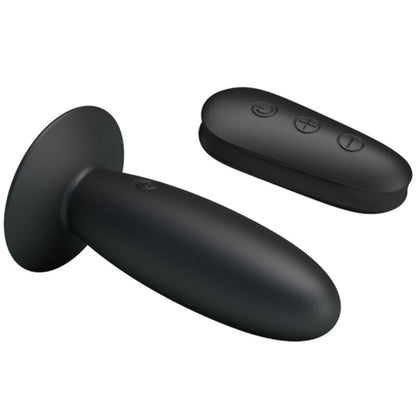 Mr Play Anal Plug With Vibration Black Remote Control | Niks.fi verkkokauppa