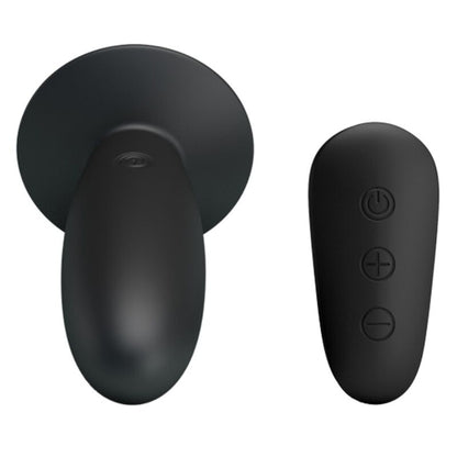 Mr Play Anal Plug With Vibration Black Remote Control | Niks.fi verkkokauppa