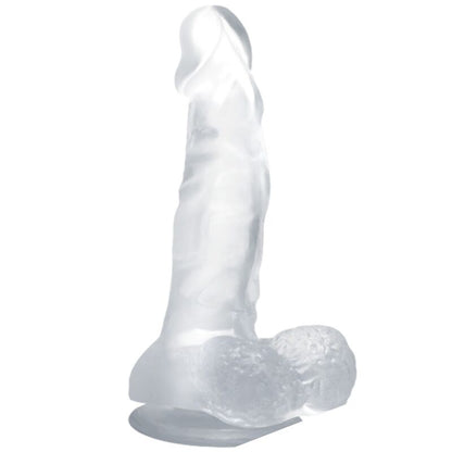 Baile Realistic Dildo With Suction Cup And Testicles 16.7 Cm Transparent | Niks.fi verkkokauppa