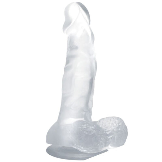 Baile Realistic Dildo With Suction Cup And Testicles 16.7 Cm Transparent | Niks.fi verkkokauppa