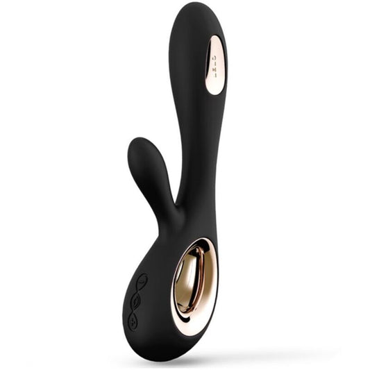 Lelo Soraya Wave Vibrator Rabbit Black | Niks.fi verkkokauppa