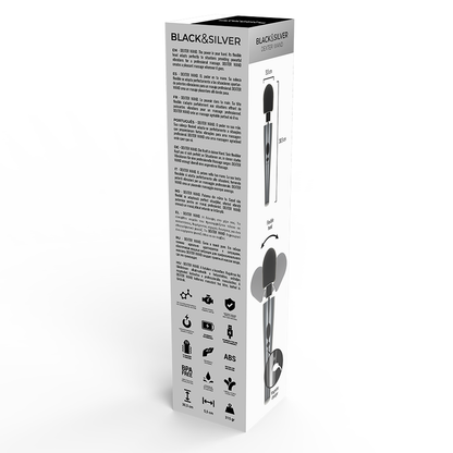 Black&Silver Dexter Massage Wand | Niks.fi verkkokauppa