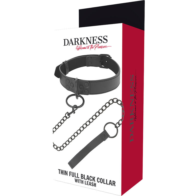 Darkness Black Necklace With Chain | Niks.fi verkkokauppa