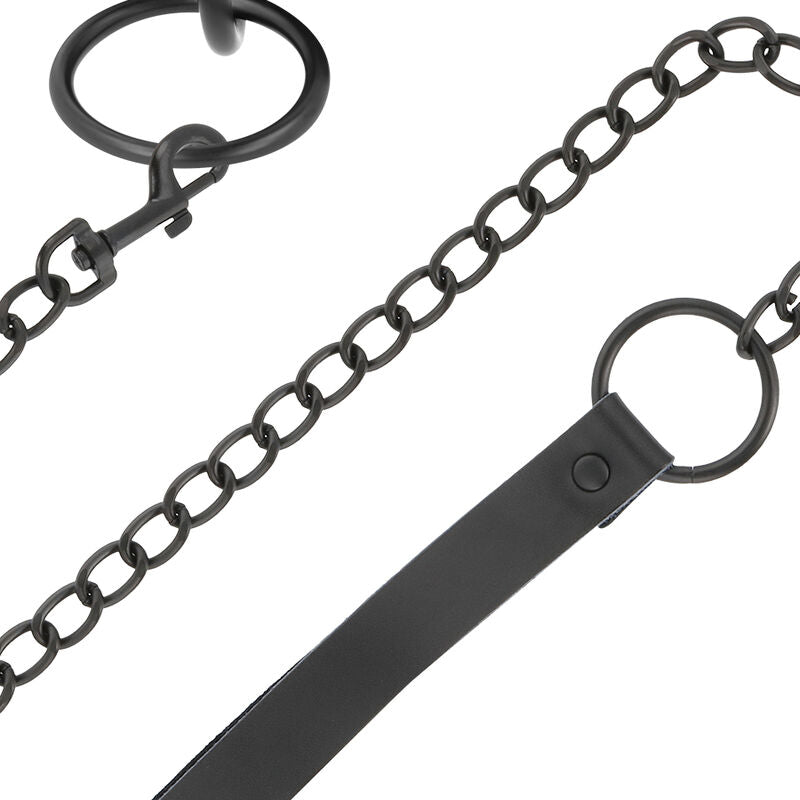 Darkness Black Necklace With Chain | Niks.fi verkkokauppa