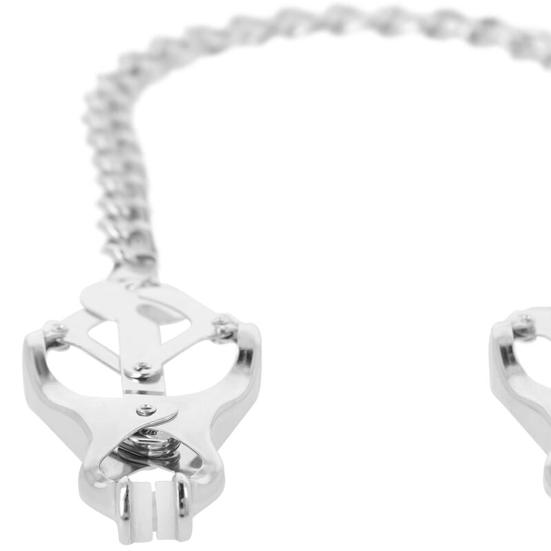 Darkness Metal Nipple Clamp With Chain | Niks.fi verkkokauppa