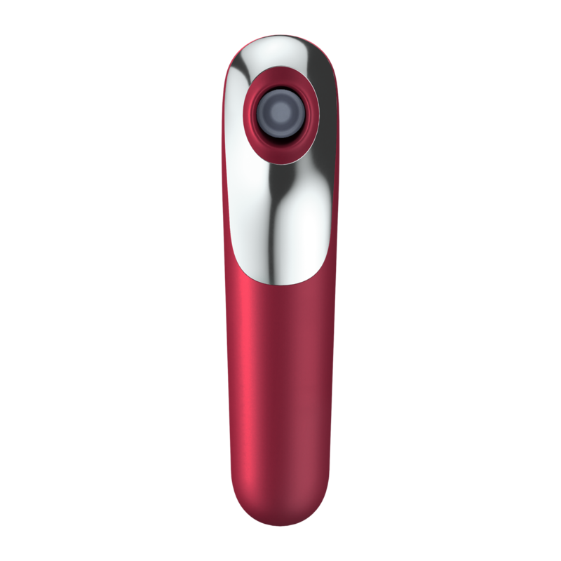 Satisfyer Dual Love Vibrator And Suctioner With Pulsed Air Red | Niks.fi verkkokauppa