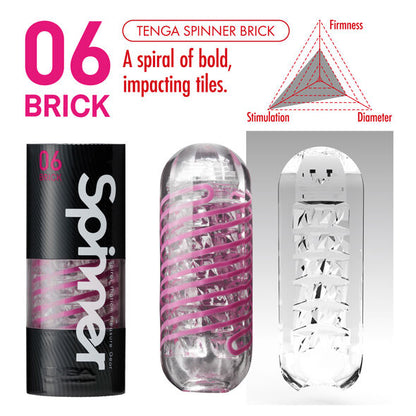 Tenga Spinner Masturbator Brick | Niks.fi verkkokauppa