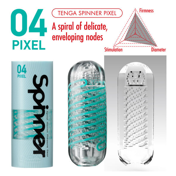 Tenga Pixel Masturbator Spinner | Niks.fi verkkokauppa
