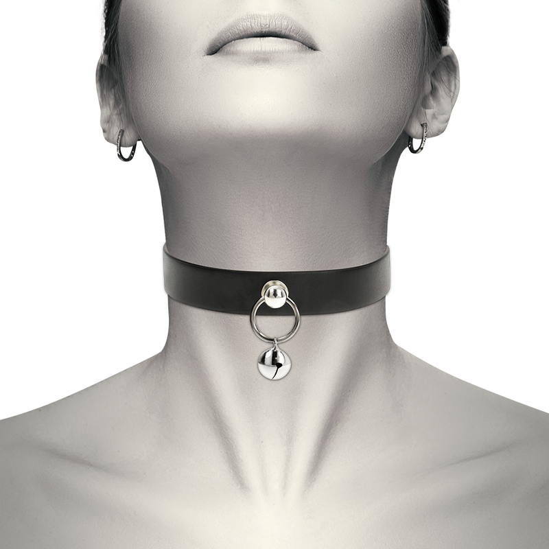 Coquette Chic Desire Vegan Leather Necklace Woman Accessory Rattle/Hoop | Niks.fi verkkokauppa
