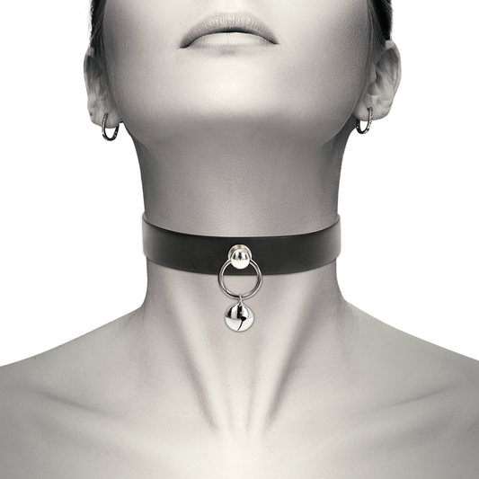 Coquette Chic Desire Vegan Leather Necklace Woman Accessory Rattle/Hoop | Niks.fi verkkokauppa