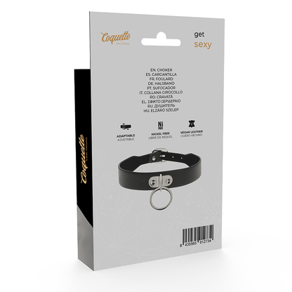 Coquette Chic Desire Vegan Leather Necklace Woman Fetish Accessory | Niks.fi verkkokauppa