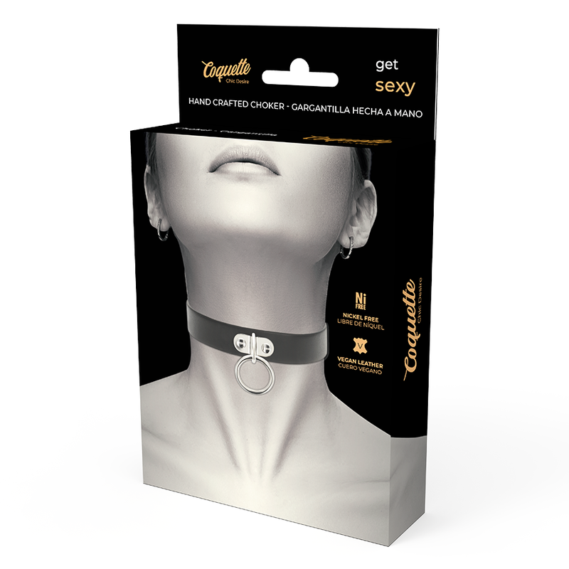 Coquette Chic Desire Vegan Leather Necklace Woman Fetish Accessory | Niks.fi verkkokauppa