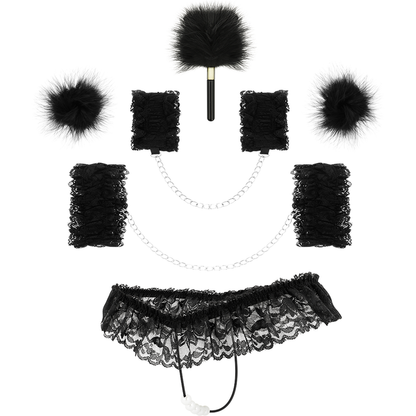 Coquette Chic Desire Lace Accessories Bondage Set Deluxe | Niks.fi verkkokauppa