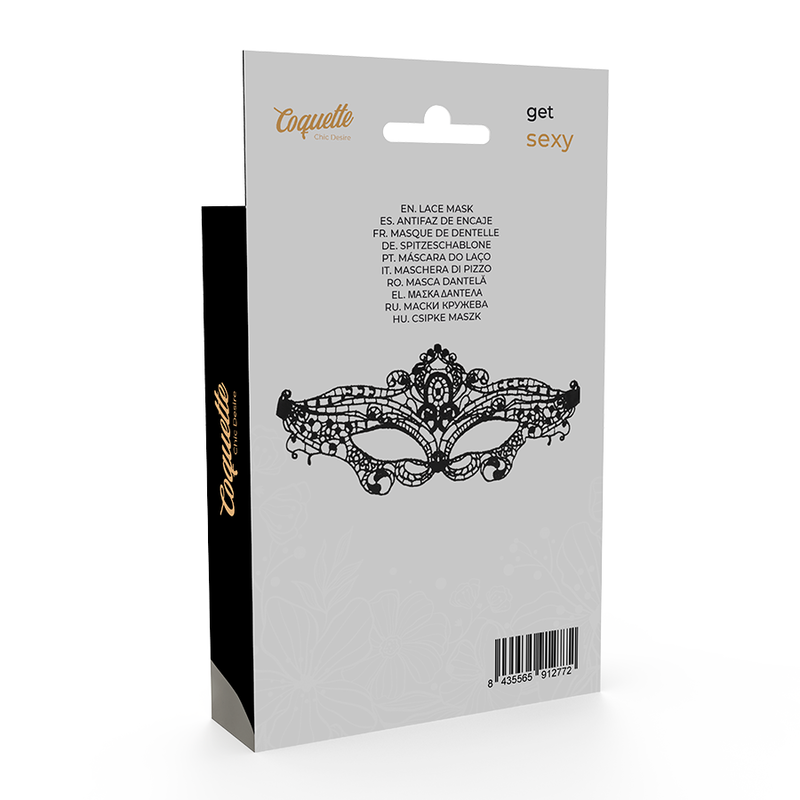 Coquette Chic Desire Fine Black Lace Mask | Niks.fi verkkokauppa