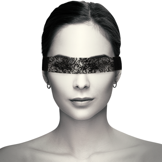 Coquette Chic Desire Black Lace Mask With Ribbon | Niks.fi verkkokauppa