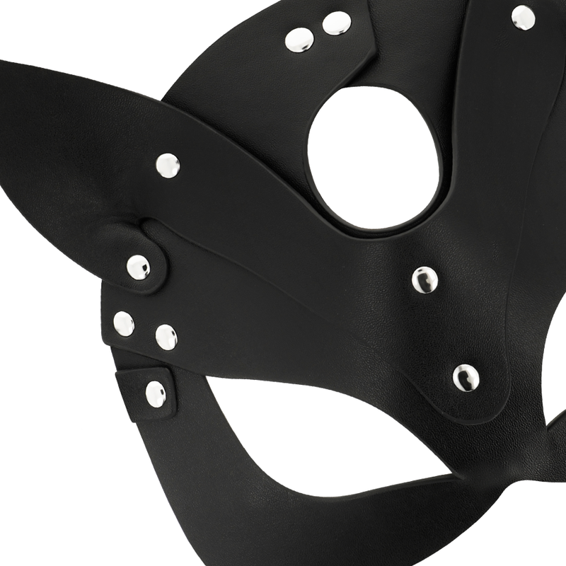 Coquette Chic Desire Vegan Leather Mask With Cat Ears | Niks.fi verkkokauppa