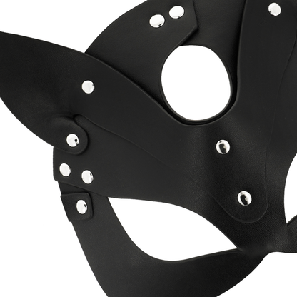 Coquette Chic Desire Vegan Leather Mask With Cat Ears | Niks.fi verkkokauppa