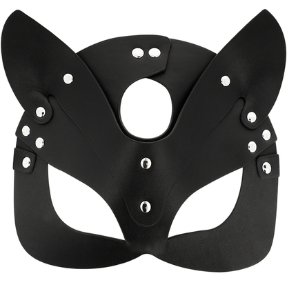Coquette Chic Desire Vegan Leather Mask With Cat Ears | Niks.fi verkkokauppa