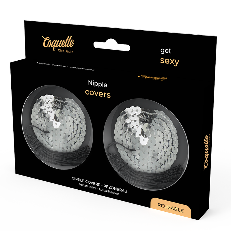 Coquette Chic Desire Silver Nipple Cover | Niks.fi verkkokauppa