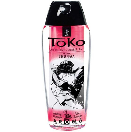 Shunga Toko Strawberry And Champagne Lubricant Aroma | Niks.fi verkkokauppa