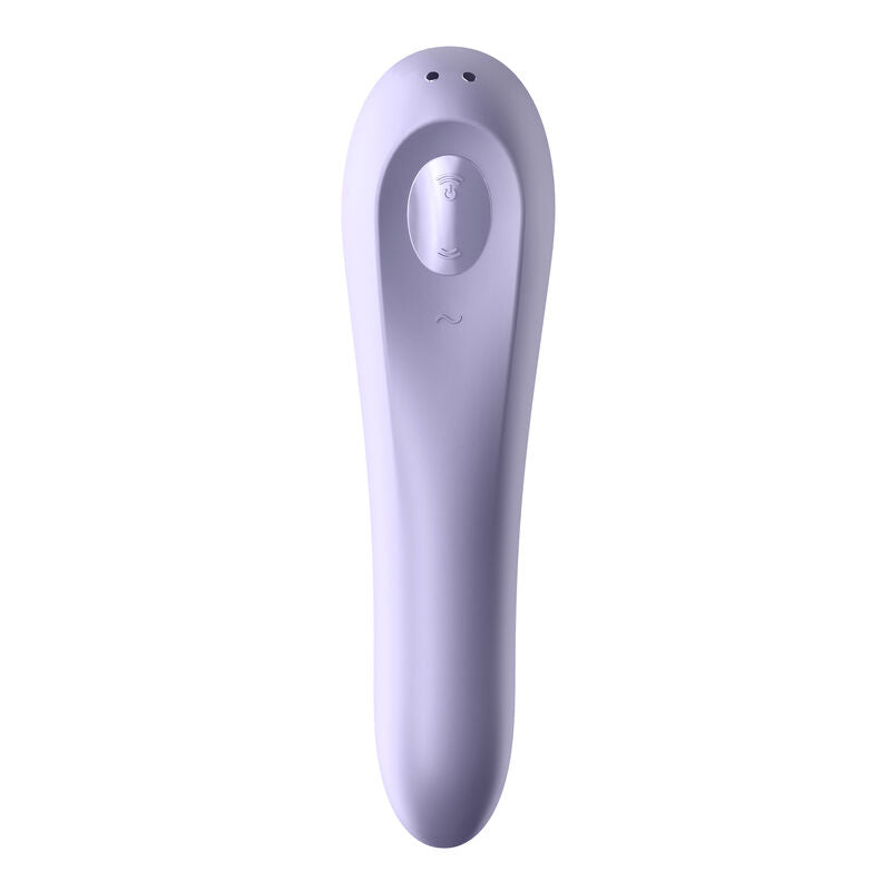 Satisfyer Dual Pleasure Air Pulse Vibrator Mauve | Niks.fi verkkokauppa