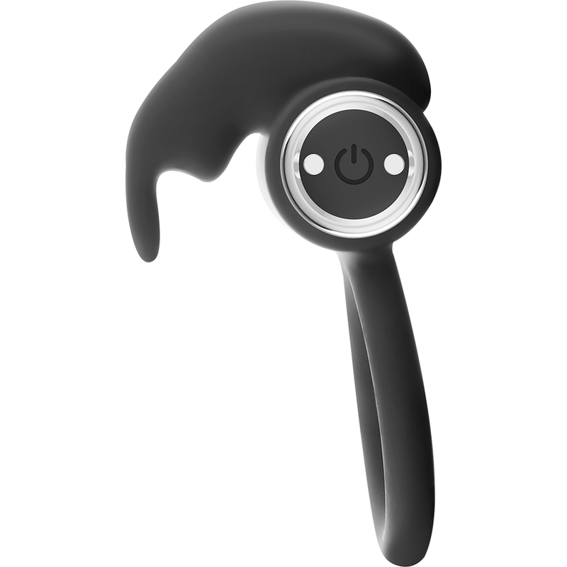 Black&Silver Burton Rechargeable Ring 10 Vibration Modes | Niks.fi verkkokauppa
