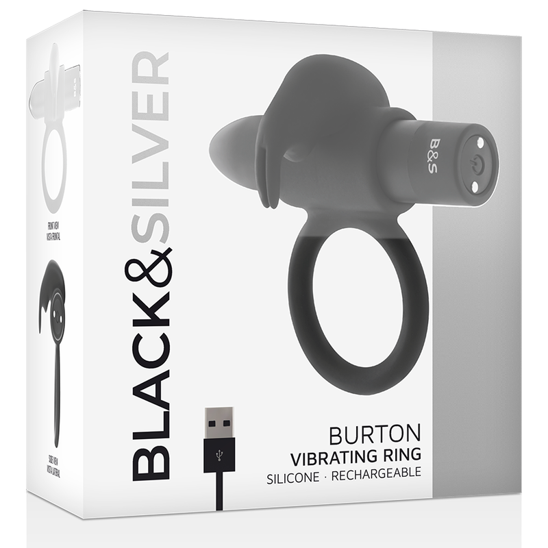 Black&Silver Burton Ring 10 Vibration Modes Black | Niks.fi verkkokauppa