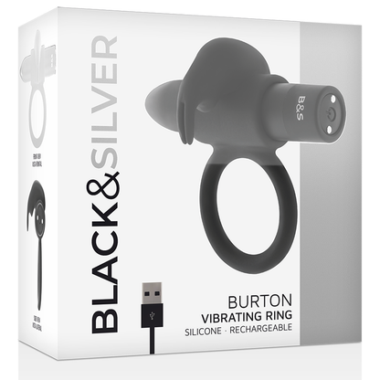 Black&Silver Burton Ring 10 Vibration Modes Black | Niks.fi verkkokauppa