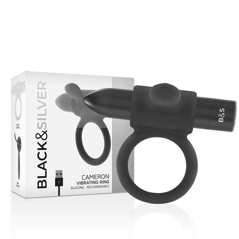 Black&Silver Cameron Black Rechargeable Ring | Niks.fi verkkokauppa