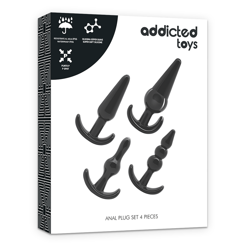 Addicted Toys Set 4 Anal Plugs | Niks.fi verkkokauppa