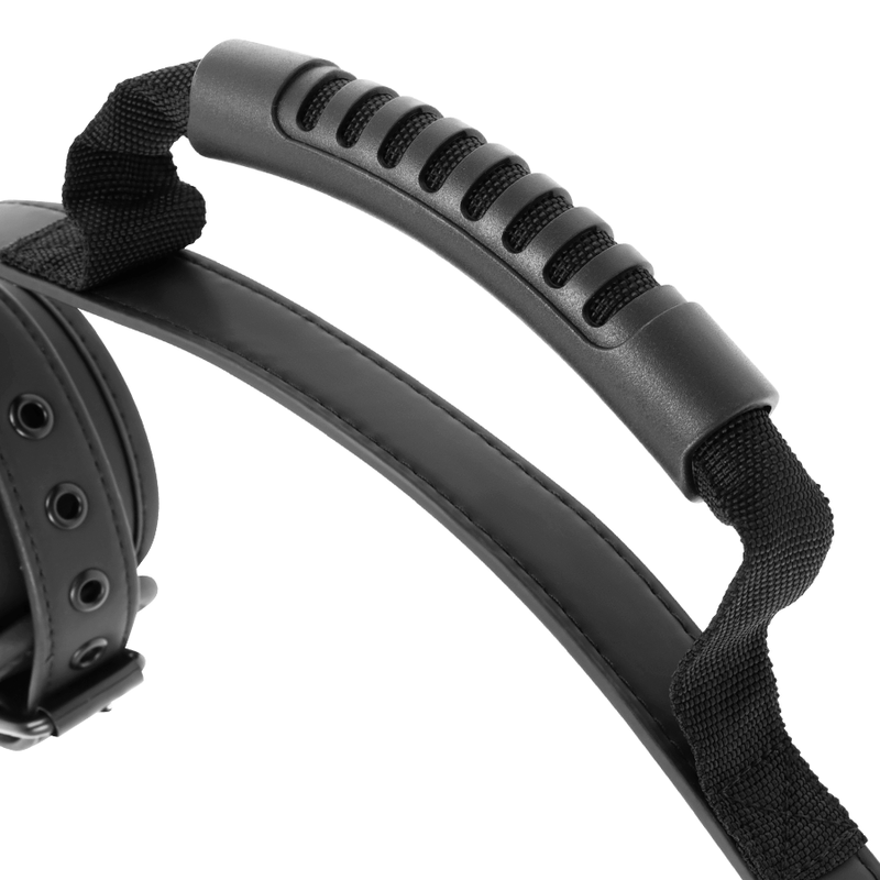 Fetish Submissive Noprene Lining Handcuffs With Handle | Niks.fi verkkokauppa