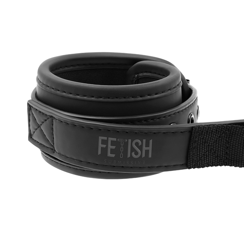 Fetish Submissive Noprene Lining Handcuffs With Handle | Niks.fi verkkokauppa