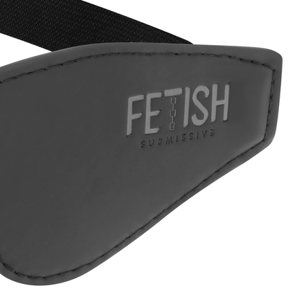 Fetish Submissive Vegan Leather Mask With Noprene Lining | Niks.fi verkkokauppa