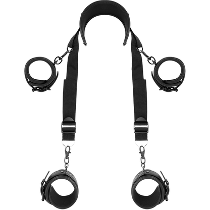 Fetish Submissive Master Position With 4 Noprene-Lined Handcuffs | Niks.fi verkkokauppa