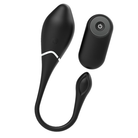 Black&Silver Jenell Rechargeable Vibrating Egg | Niks.fi verkkokauppa